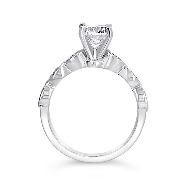 Ladies' 14K White Gold Engagement Ring Image 2 Padis Jewelry San Francisco, CA