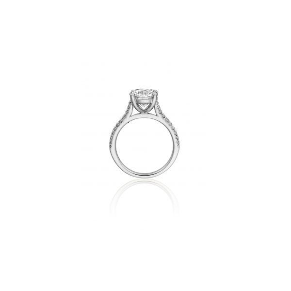 Henri Daussi Diamond Engagement Ring Image 2 Padis Jewelry San Francisco, CA