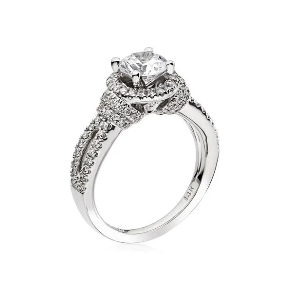 Scott Kay Halo Engagement Ring Padis Jewelry San Francisco, CA