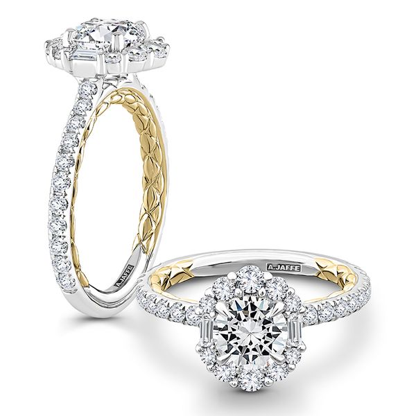 A. Jaffe Engagement Ring Padis Jewelry San Francisco, CA