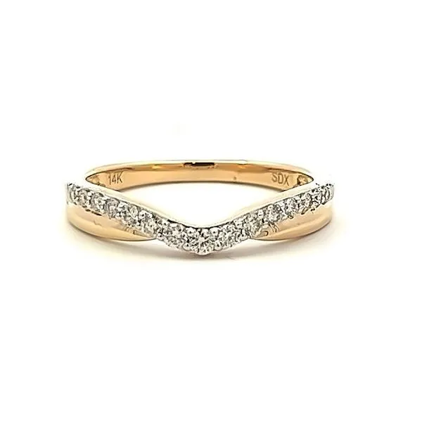 CURVED DIAMOND BAND Parkers' Karat Patch Asheville, NC