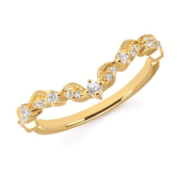 CURVED V STYLE BAND Parkers' Karat Patch Asheville, NC