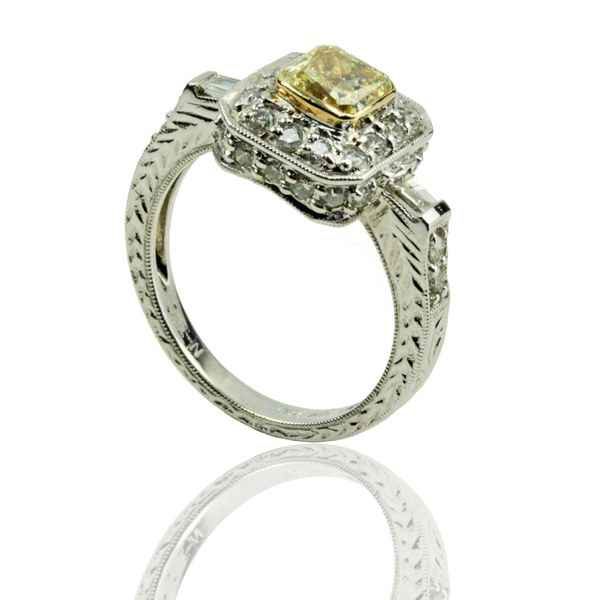 YELLOW DIAMOND RING Image 2 Parkers' Karat Patch Asheville, NC