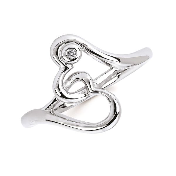 DOUBLE HEART RING Parkers' Karat Patch Asheville, NC