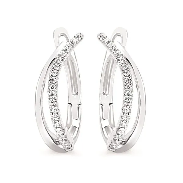 DIAMOND HOOP EARRINGS Parkers' Karat Patch Asheville, NC