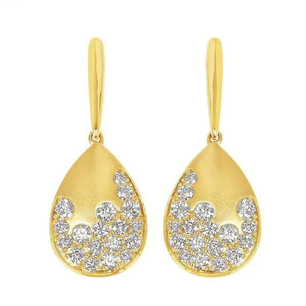 TEAR DROP DANGLE EARRINGS Parkers' Karat Patch Asheville, NC