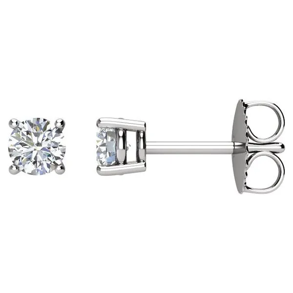 HALF CARAT DIAMOND EARRINGS Parkers' Karat Patch Asheville, NC