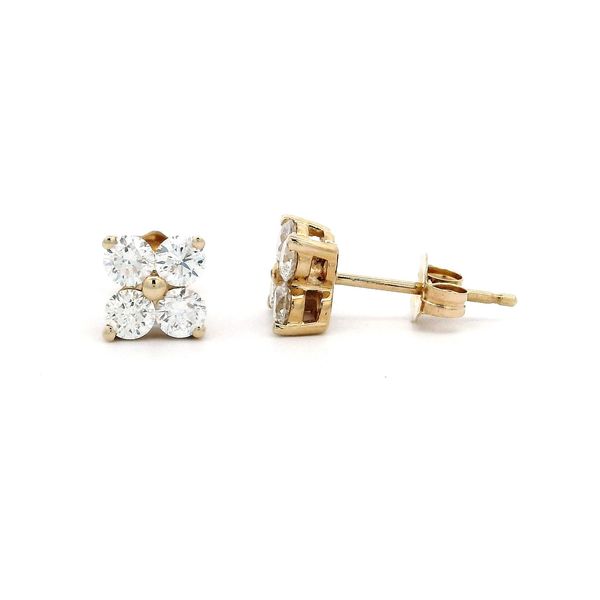 DIAMOND CLUSTER EARRINGS Parkers' Karat Patch Asheville, NC