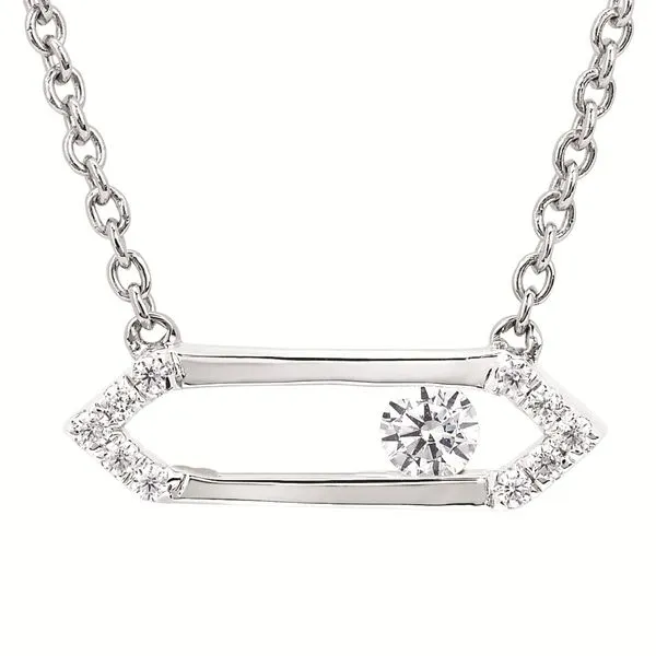 MOVING DIAMOND BAR NECKLACE Parkers' Karat Patch Asheville, NC