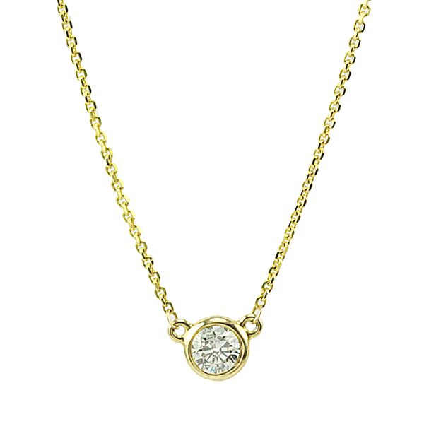 DIAMOND SOLITAIRE NECKLACE Parkers' Karat Patch Asheville, NC