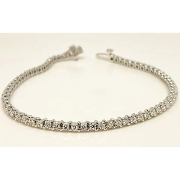3.60ctw DIAMOND STRAIGHT LINE BRACELET Parkers' Karat Patch Asheville, NC