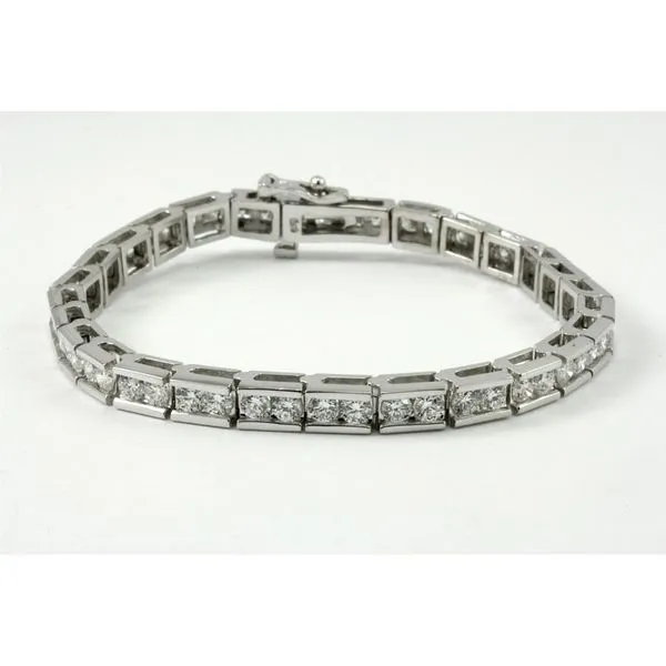4.90ctw DIAMOND STRAIGHT LINE BRACELET Parkers' Karat Patch Asheville, NC