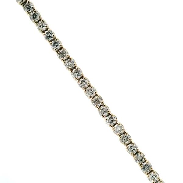 YELLOW GOLD 3ct DIAMOND BRACELET Parkers' Karat Patch Asheville, NC