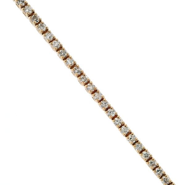 YELLOW GOLD 1ctw DIAMOND BRACELET Parkers' Karat Patch Asheville, NC