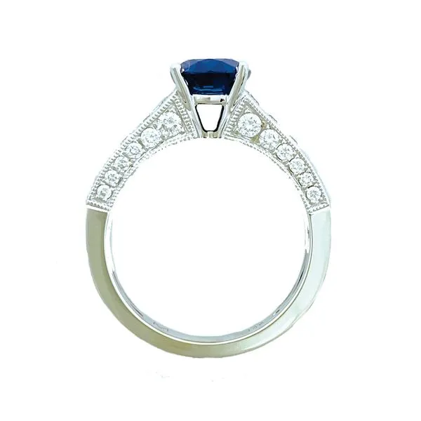 Blue sapphire ring Image 2 Parkers' Karat Patch Asheville, NC