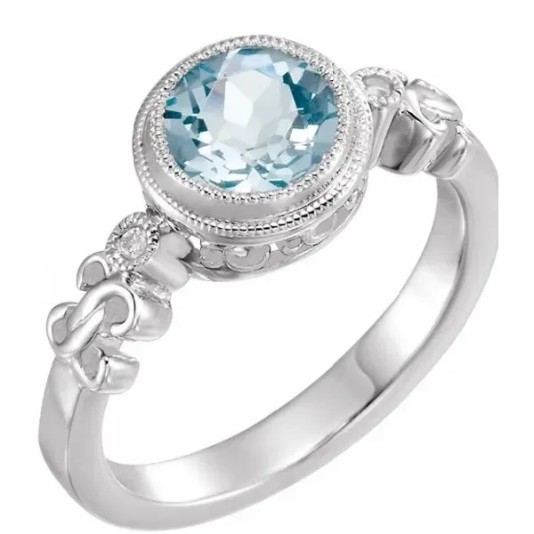 AQUAMARINE RING Parkers' Karat Patch Asheville, NC
