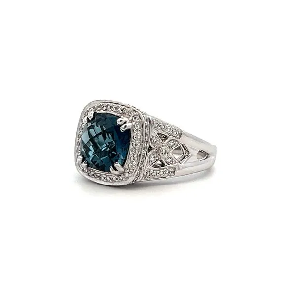 Colored Stone Ring Image 2 Parkers' Karat Patch Asheville, NC