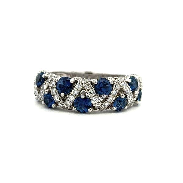 BLUE SAPPHIRE BAND Parkers' Karat Patch Asheville, NC