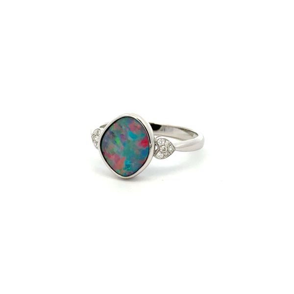 Colored Stone Ring Image 2 Parkers' Karat Patch Asheville, NC