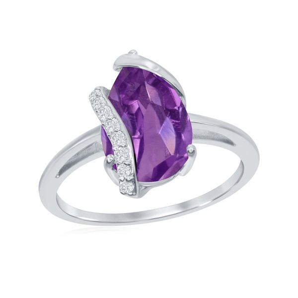 STERLING SILVER AMETHYST RING Parkers' Karat Patch Asheville, NC