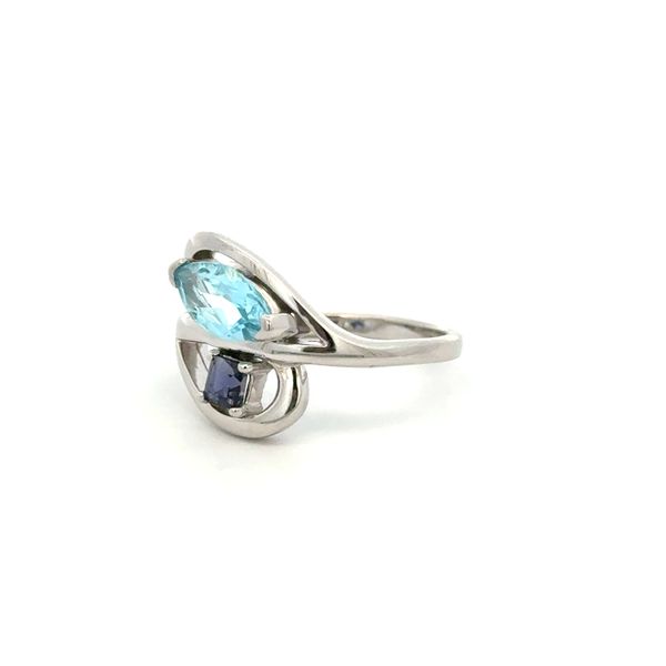 BLUE DUAL STONE RING Image 2 Parkers' Karat Patch Asheville, NC