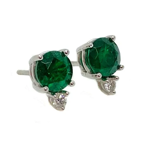 EMERALD STUD EARRINGS Parkers' Karat Patch Asheville, NC