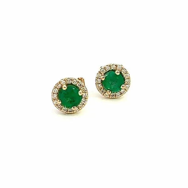 Emerald stud earrings Parkers' Karat Patch Asheville, NC