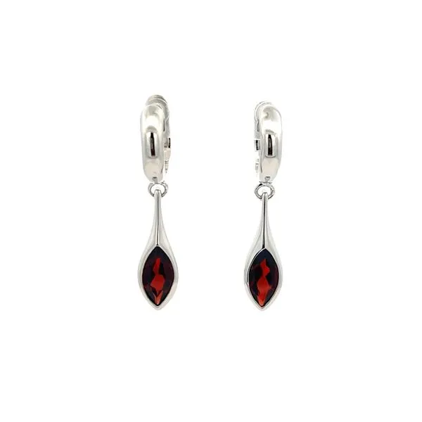 GARNET DANGLE EARRINGS Parkers' Karat Patch Asheville, NC