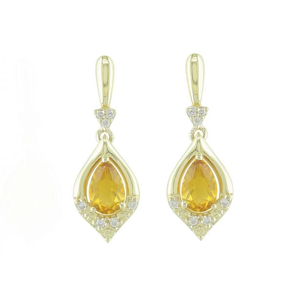 DANGLE CITRINE EARRINGS Parkers' Karat Patch Asheville, NC