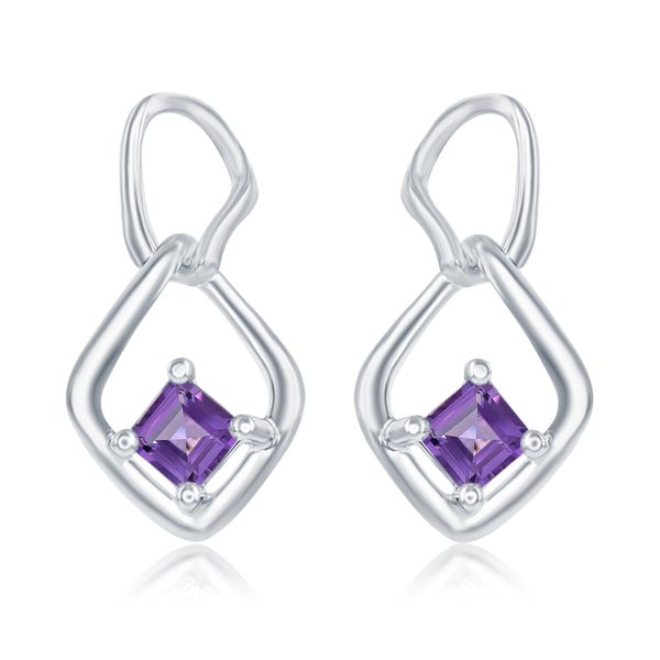 AMETHYST EARRINGS Parkers' Karat Patch Asheville, NC