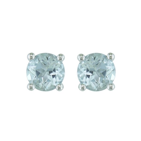 AQUAMARINE STUDS Parkers' Karat Patch Asheville, NC