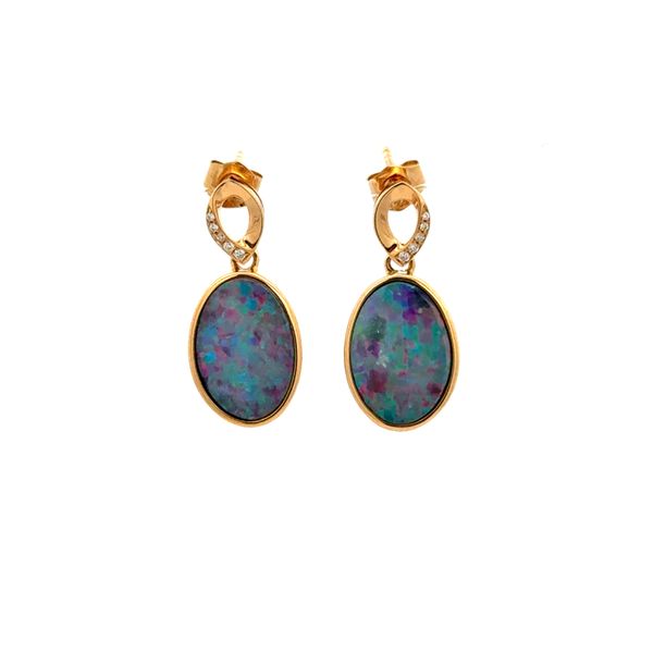 OPAL DANGLE EARRINGS Parkers' Karat Patch Asheville, NC