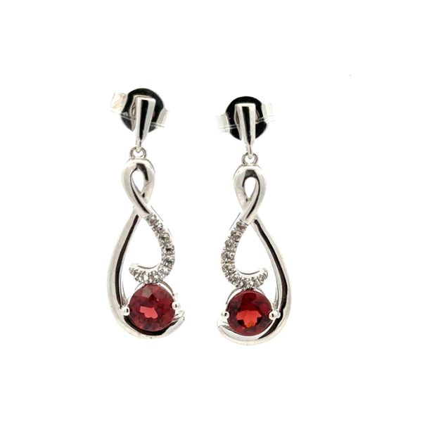 GARNET DANGLE EARRINGS Parkers' Karat Patch Asheville, NC