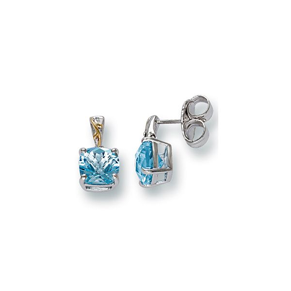 BLUE TOPAZ EARRINGS Parkers' Karat Patch Asheville, NC