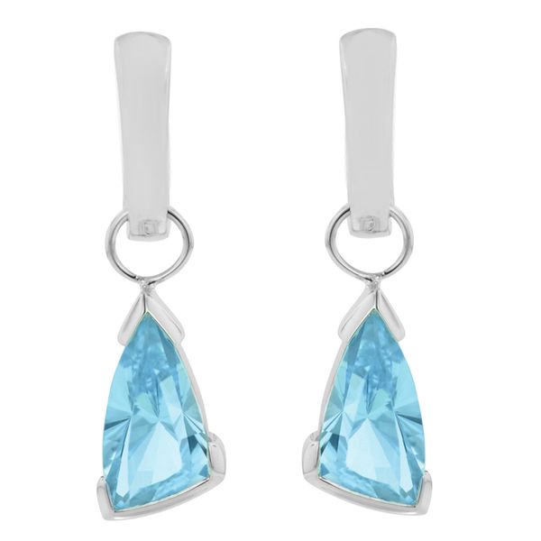 DANGLE BLUE TOPAZ EARRINGS Parkers' Karat Patch Asheville, NC