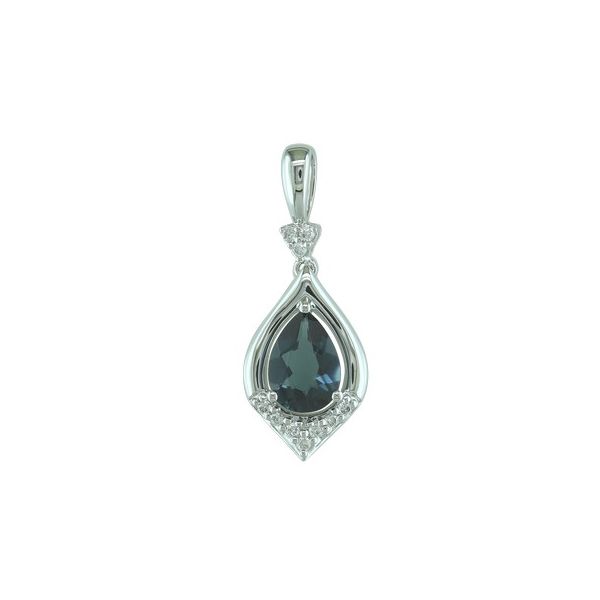 LONDON BLUE TOPAZ PENDANT Parkers' Karat Patch Asheville, NC