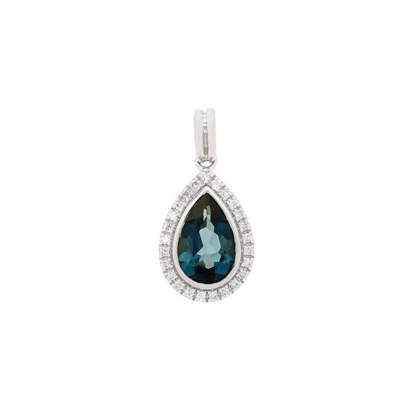 LONDON BLUE TOPAZ PENDANT Parkers' Karat Patch Asheville, NC