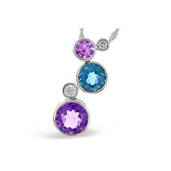 BLUE & PURPLE NECKLACE Parkers' Karat Patch Asheville, NC