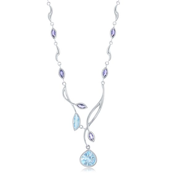 BLUE STATEMENT NECKLACE Parkers' Karat Patch Asheville, NC