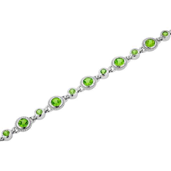 PERIDOT BRACELET IN SILVER Parkers' Karat Patch Asheville, NC