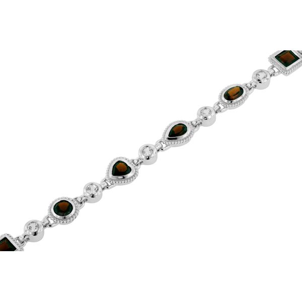 GARNET & SILVER BRACELET Parkers' Karat Patch Asheville, NC