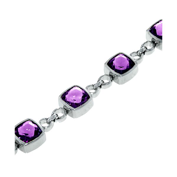 AMETHYST & SILVER BRACELET Parkers' Karat Patch Asheville, NC