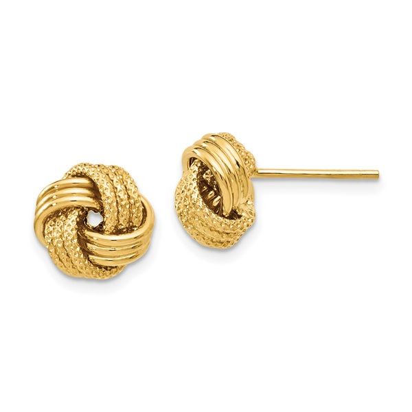 YELLOW GOLD STUD EARRINGS Parkers' Karat Patch Asheville, NC