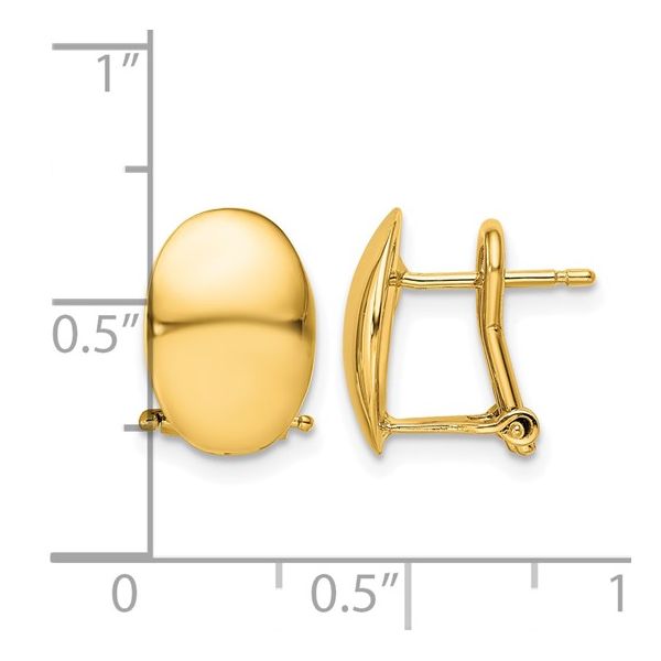 YELLOW GOLD EARRINGS Image 2 Parkers' Karat Patch Asheville, NC