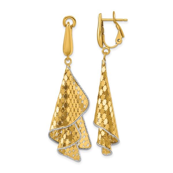 DANGLE GOLD EARRINGS Parkers' Karat Patch Asheville, NC
