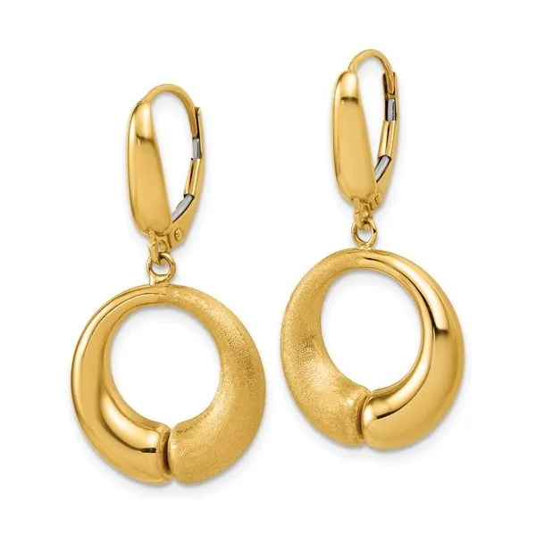 CIRCLE DANGLE EARRINGS Parkers' Karat Patch Asheville, NC