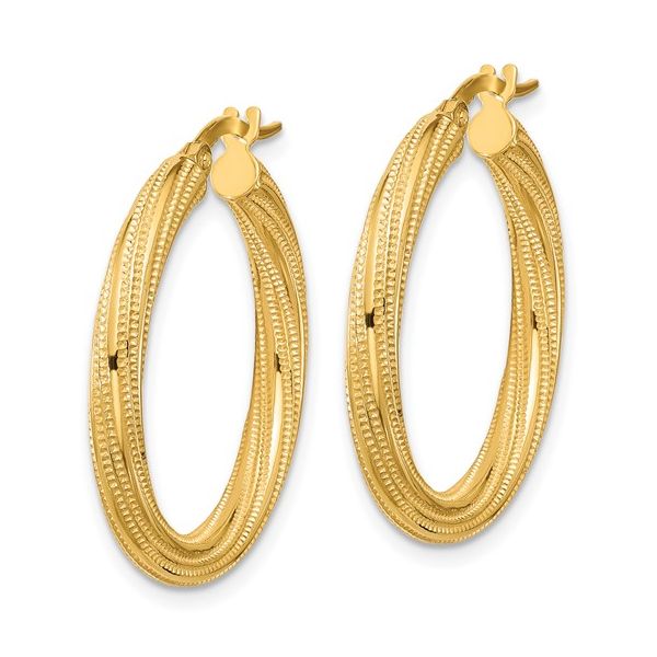 Gold Earrings Image 2 Parkers' Karat Patch Asheville, NC