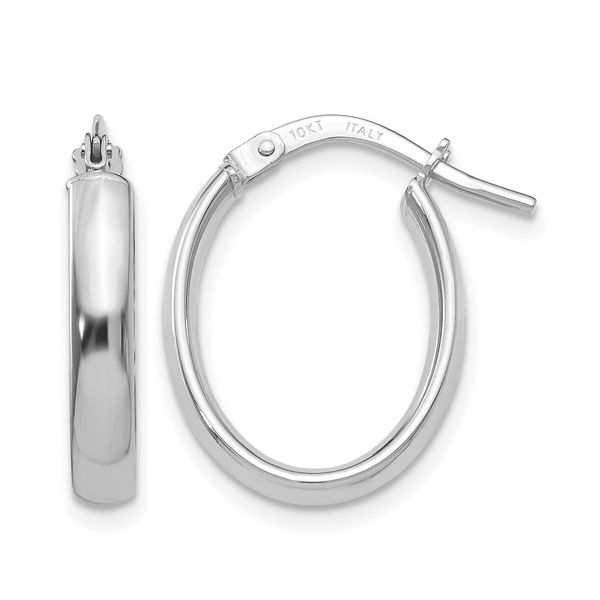 OVAL HOOP EARRINGS Parkers' Karat Patch Asheville, NC