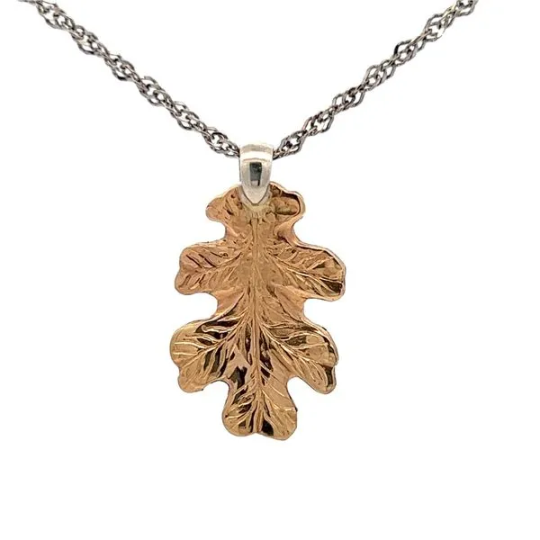 HANDMADE OAK LEAF PENDANT Parkers' Karat Patch Asheville, NC