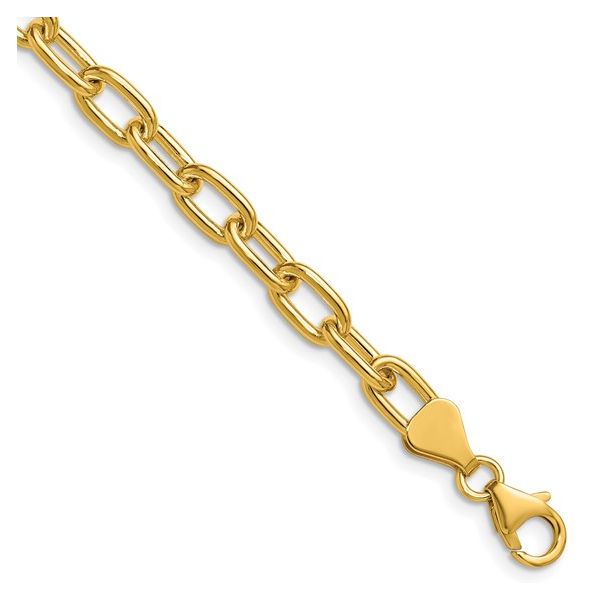 SOLID GOLD OVAL LINK BRACELET Parkers' Karat Patch Asheville, NC